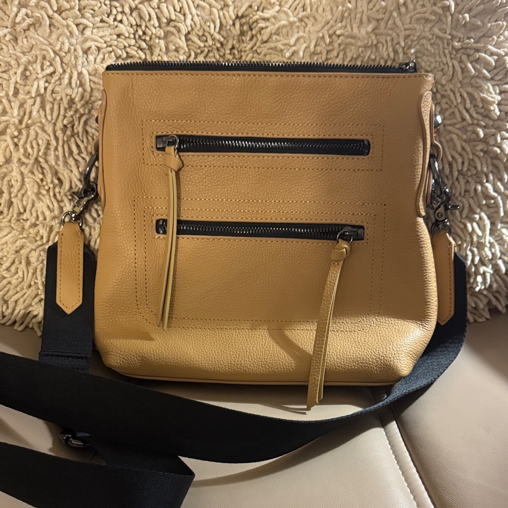 Botkier Tan Leather Crossbody Bag
